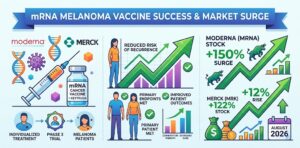 Moderna Stock Surges 177% as mRNA Melanoma Vaccine with Merck Succeeds in Phase 3 Trial
