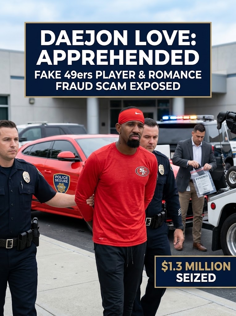 Fake 49ers Player Daejon Love Arrested in $1.3M Dating App Romance Scam