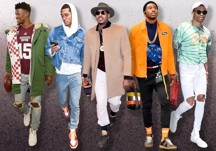 NBA stars Fashion