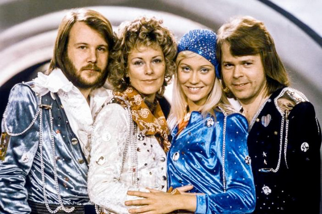 Sexy anni-frid lyngstad Blond ABBA