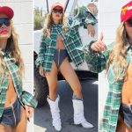 Rita Ora shows off her endless legs