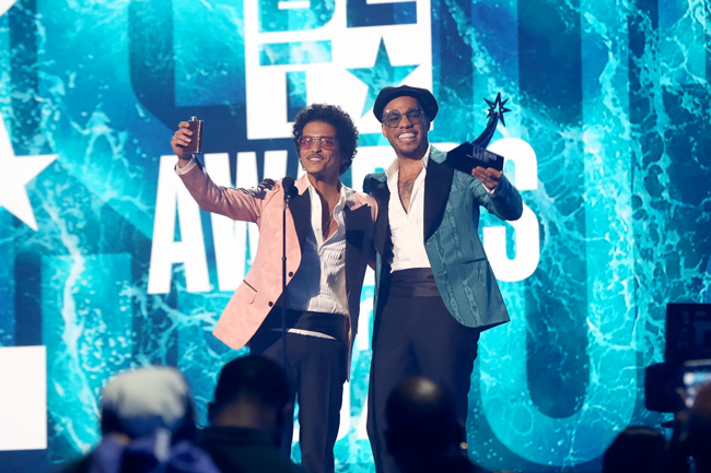 Bruno Mars and Anderson Paak