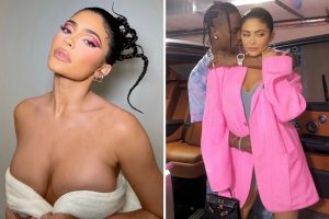 Kylie Jenner with Travis Scott