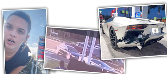 Lamborghini Owner Has Patience Of A Saint After Getting Rear-Ended In Viral TikTok