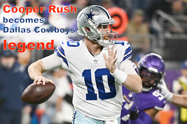 Cooper Rush becomes Dallas Cowboys legend