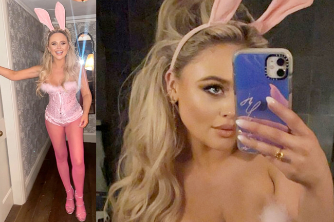 Emily Atack sexy bunny
