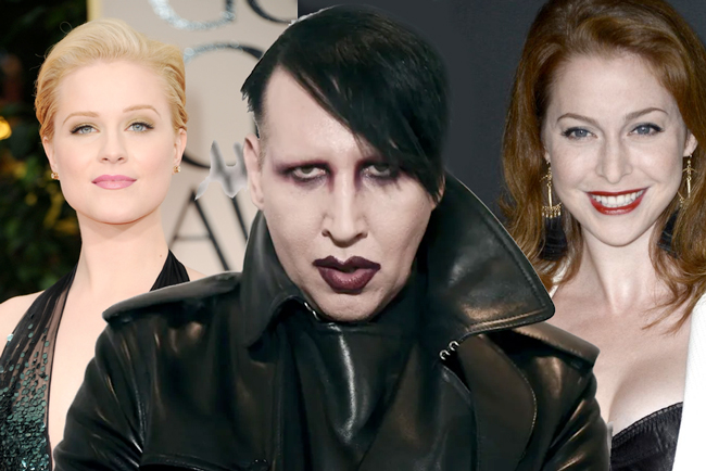 Evan Rachel Wood , Esmé Bianco , Marilyn Manson