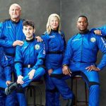 Laura Shepard Churchley & Micheal Strahan among six launching to space. Astronaut Alan Shepard’s Daughter.