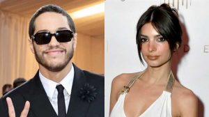 Emily Ratajkowski and Pete Davidson