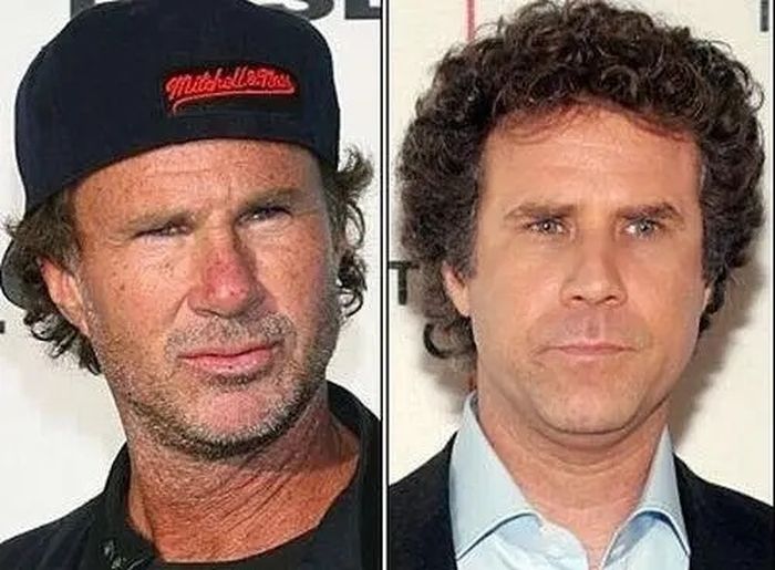WILL FERRELL AND CHAD SMITH- CELEBRITIES WHO LOOK ALIKE THE MOST