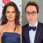 Jim Parsons and Katie Holmes in the Broadway