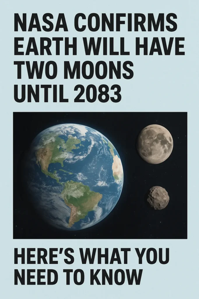 Earth two moons until 2083
