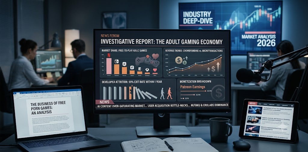 The Business of Free Porn Games: Market Trends, Developer Attrition, and Revenue in 2026