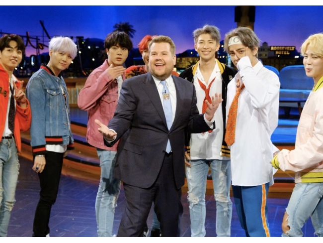 BTS Late Late Show James Corden