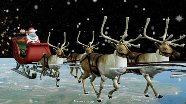 Santa tracker: See when he will arrive at your house on Christmas Eve