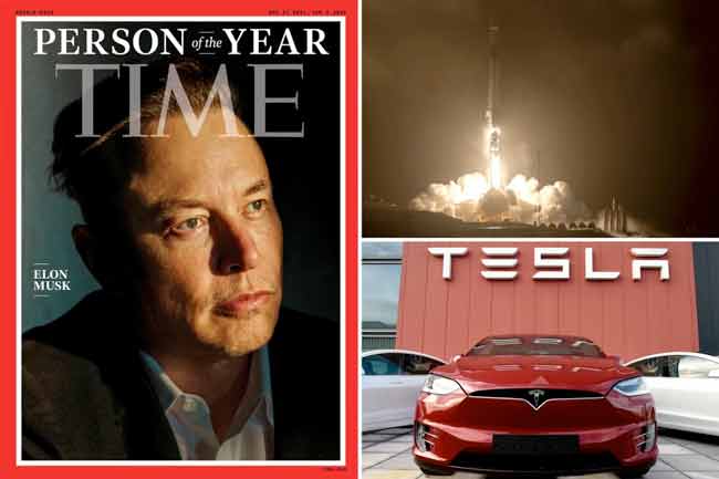 Time Magazine names Elon Musk 2021 Person of the Year