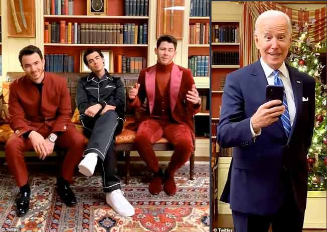 the Viral "Joe Byron" TikTok Video. The Jonas Brothers are jumping on the latest TikTok trend and they've enlisted the president of the United States!