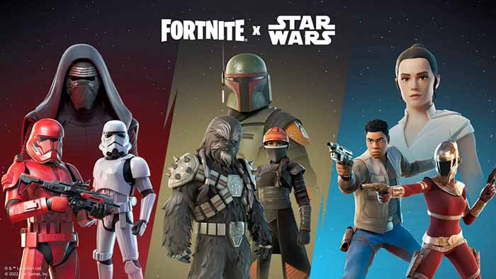 Star Wars skins are back in the Fortnite
