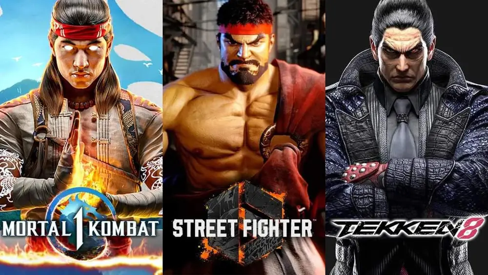 Mortal Kombat 1, Street Fighter 6, and Tekken 8