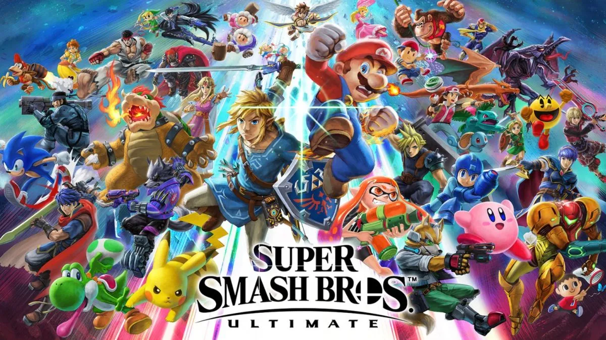 Super SmashBros Ultimate poster