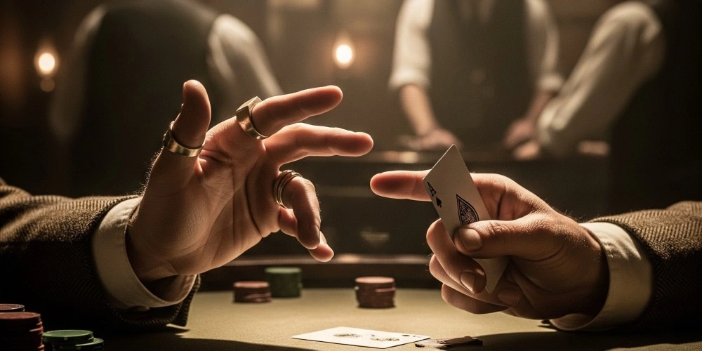 Hand Signals in Old-World Gambling Dens