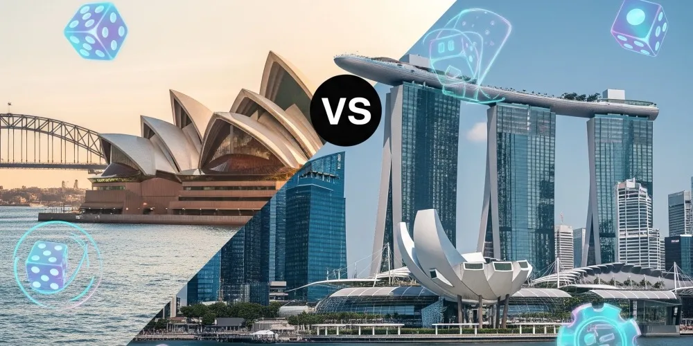 iGaming Market: Australia vs. Singapor