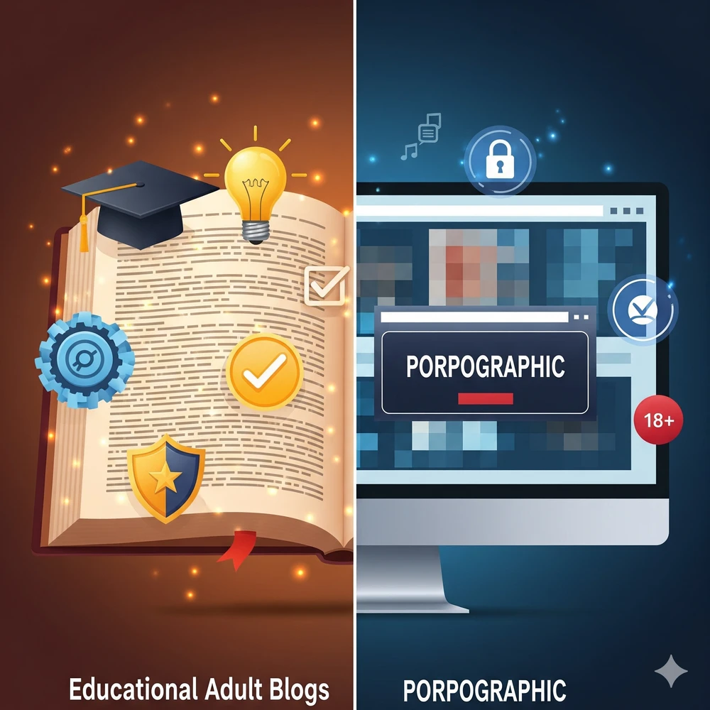 Adult Blogs vs Pornographic Websites
