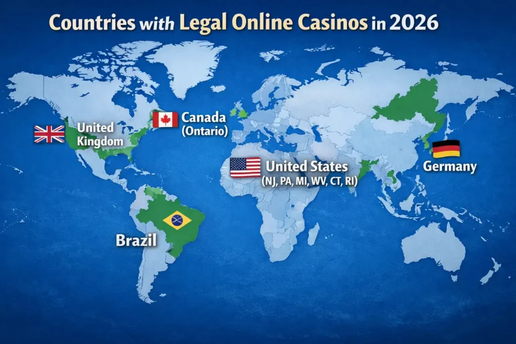 Countries with Legal Online Casinos in 2026