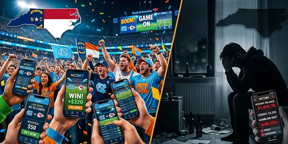 North Carolina online sports betting boom costs