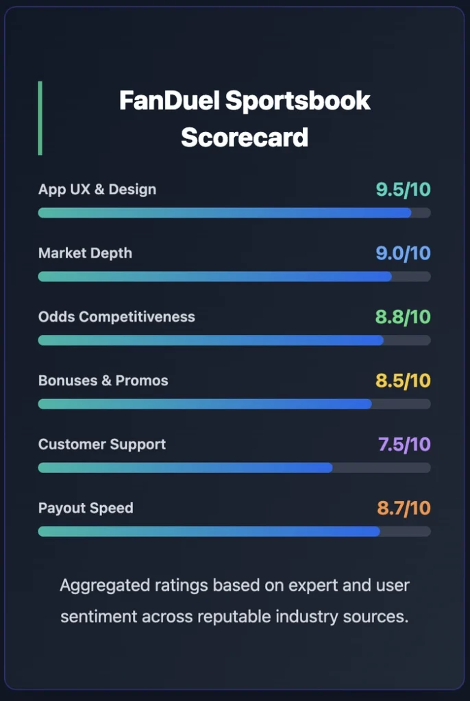 FanDuel Sportsbook Scorecard