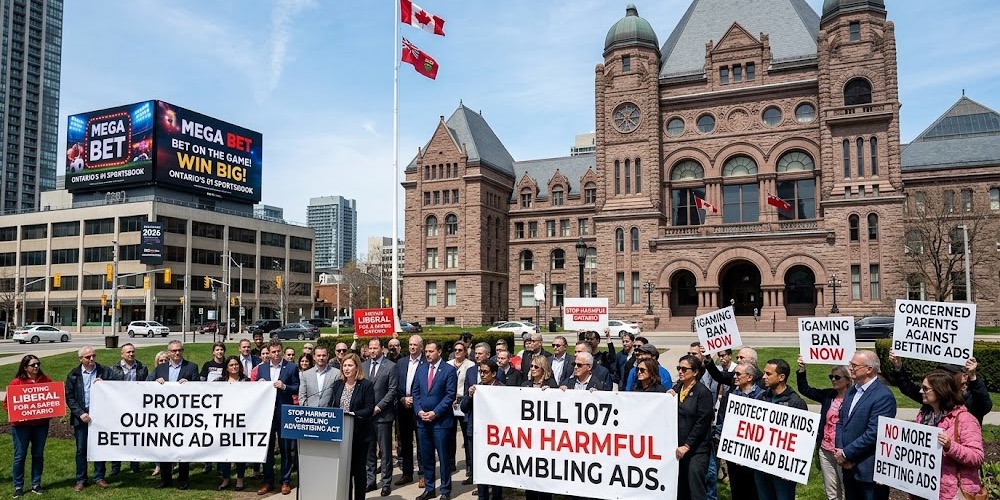 Ontario Liberals Introduce Bill to Ban Online Sports Betting & iGaming Ads
