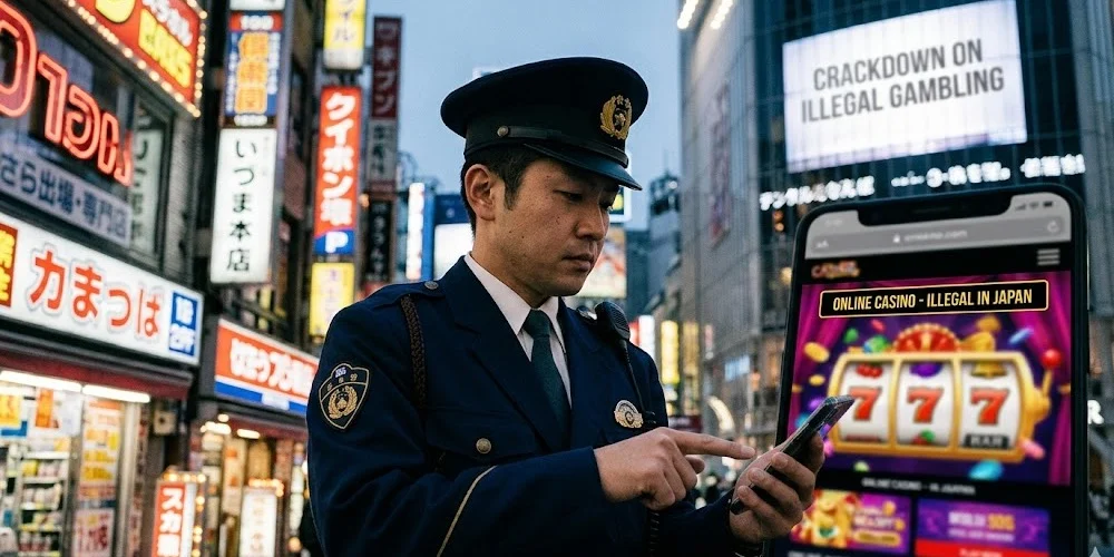 Record High Arrests in Japan as Online Gambling Crackdown Intensifies