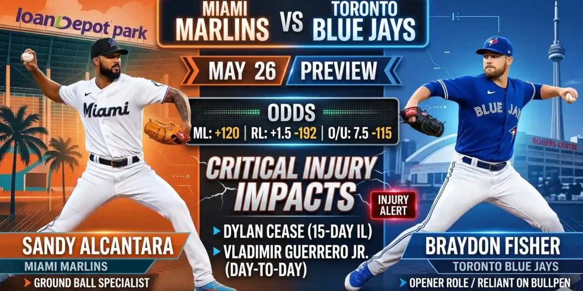Miami Marlins vs. Toronto Blue Jays Betting Preview