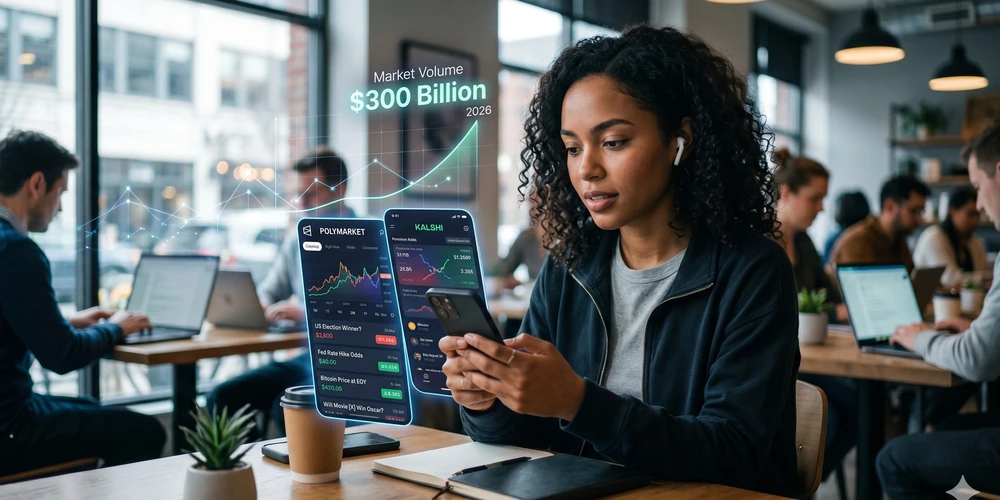 Prediction Markets and the New Attention Economy: Polymarket, Kalshi, and the $300 Billion Boom