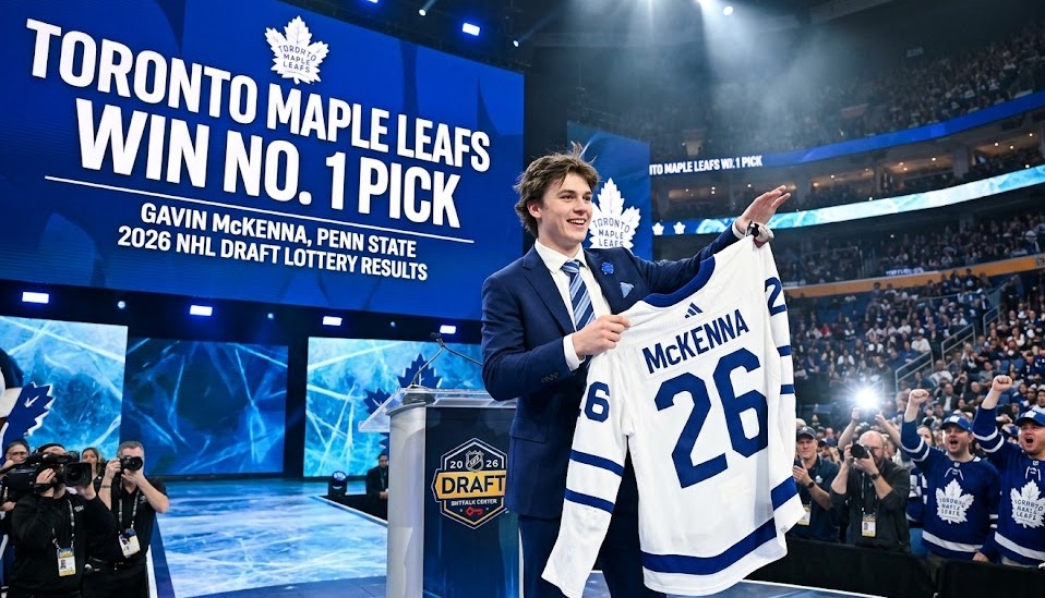 Toronto Maple Leafs Win 2026 NHL Draft Lottery, Secure Gavin McKenna