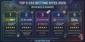 CS2 Betting Guide: Top Sites Ranked & Reviewed