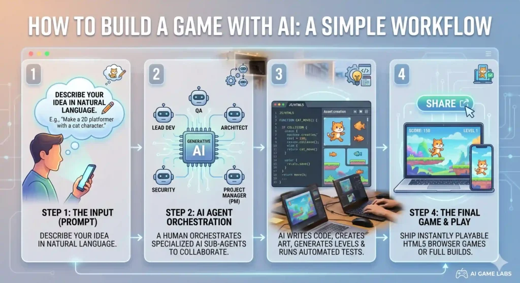 How to build a game with AI