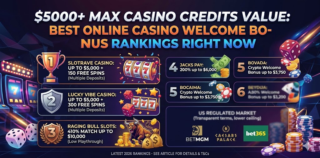 Online Casino Welcome Bonuses