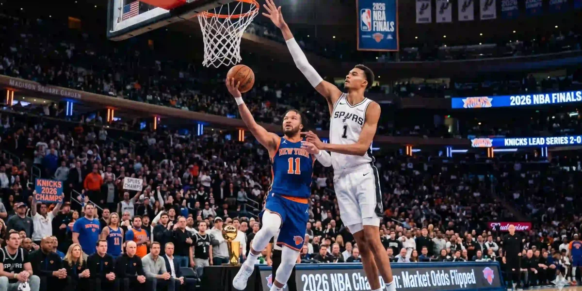 The 2026 NBA Finals Script Just Flipped: How the Knicks Overtook the Spurs in the Championship Markets