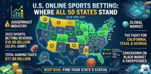 The 2026 U.S. Sports Betting Landscape: Where All 50 States Stand on Online Wagering