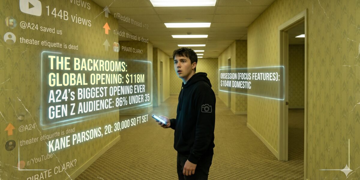Kane Parsons' 'Backrooms' and Curry Barker's 'Obsession' are shattering box office records. We explore Reddit controversies, theater etiquette, and what this means for Gen Z cinema.