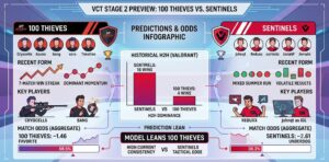 100 Thieves vs. Sentinels: VCT 2026 Stage 2 Odds & Expert Predictions