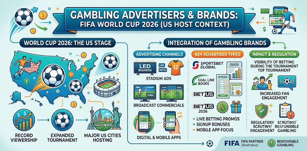 The Complete List of Gambling Advertisers & Sponsors for the 2026 World Cup