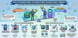 Apple Dethrones Nvidia as World’s Most Valuable Company Amid AI Shift