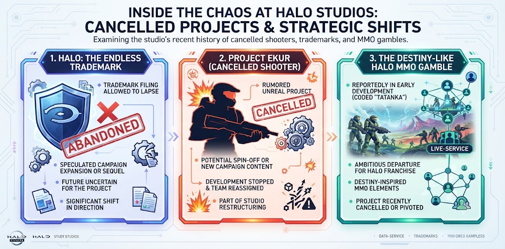 Halo Studios: The Truth Behind Cancelled Projects & The MMO