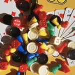 Mix of gaming equipment on a table