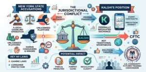 New York Sues Kalshi Over Illegal Prediction Market Gambling
