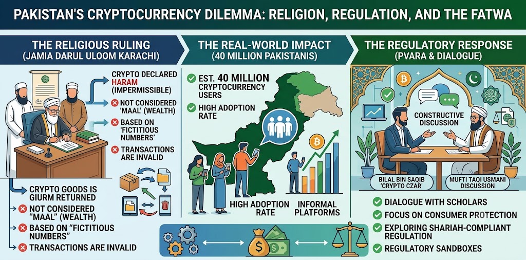 Pakistan Crypto Fatwa: The Clash Over 40 Million Users