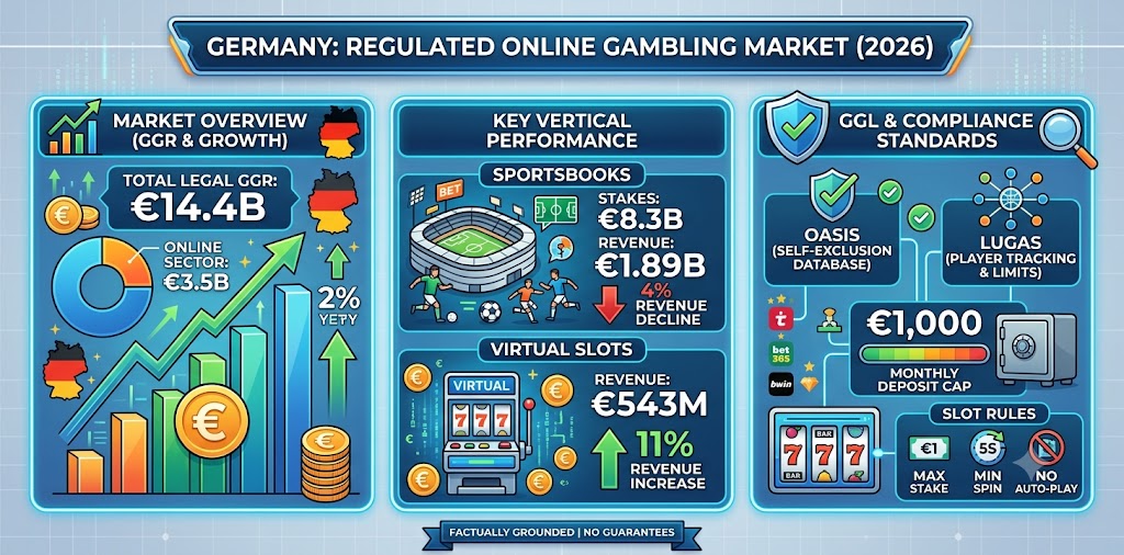 Top 20 Regulated Online Casinos & Sportsbooks in Germany (2026)