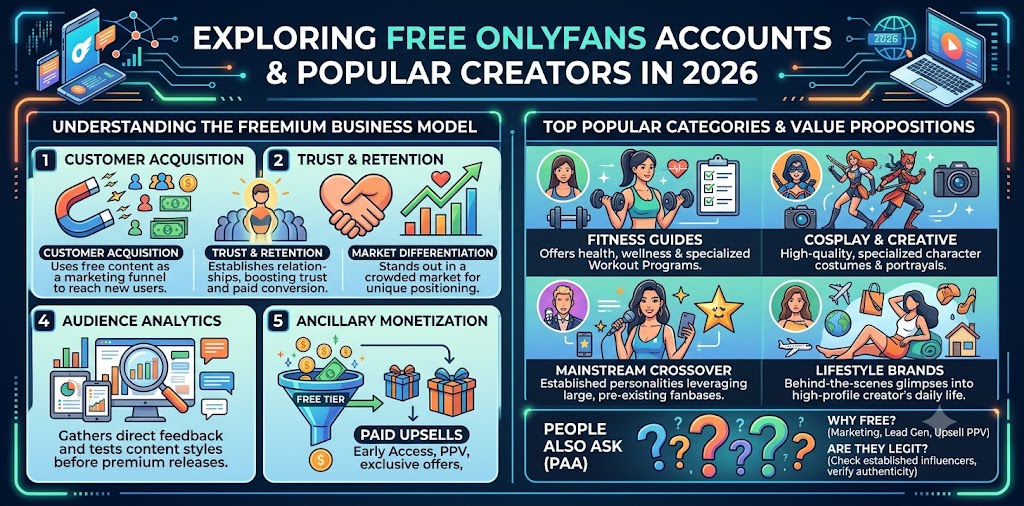 Top Free OnlyFans Accounts & Best Popular Creators to Follow